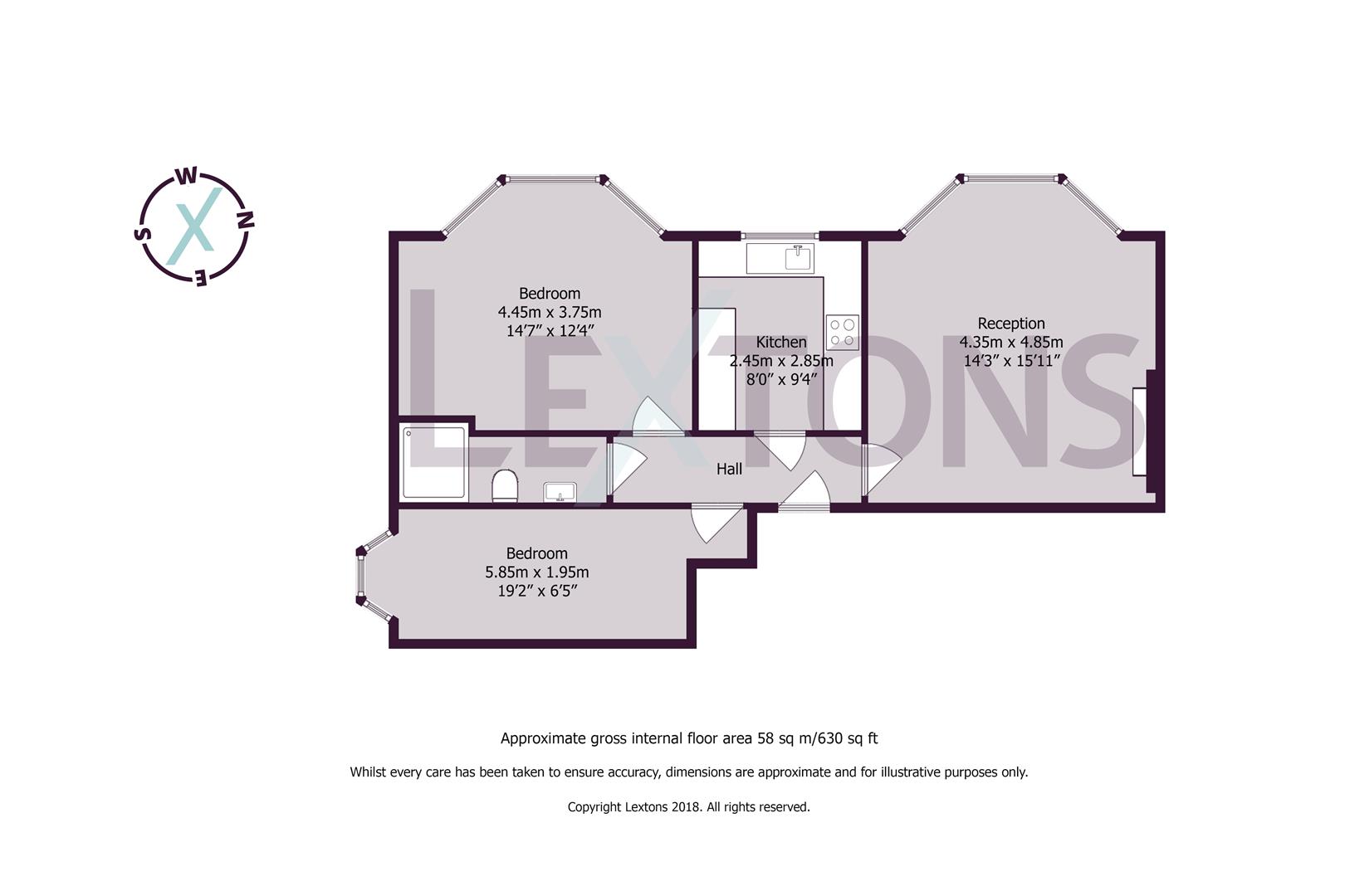 Floorplans For Sackville Gardens, Hove