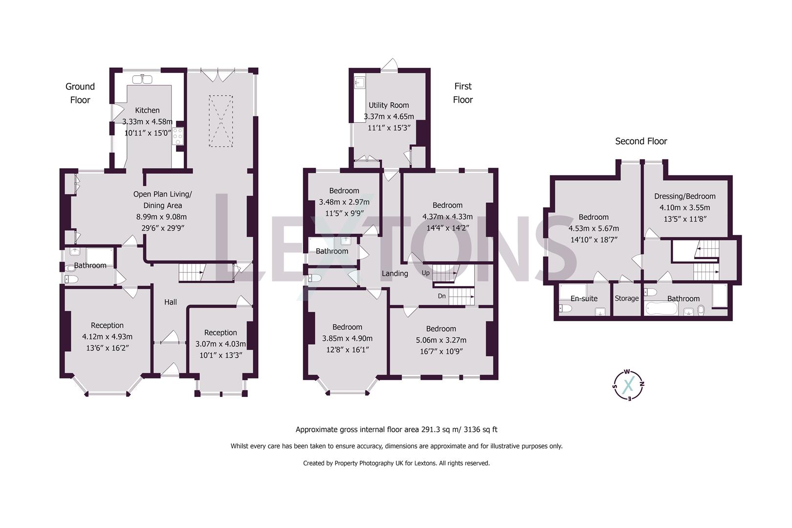 Floorplans For Sackville Gardens, Hove