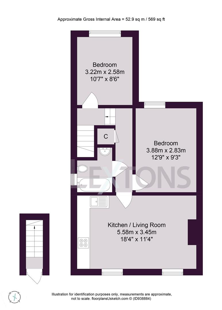 Floorplans For Osborne Villas, Hove