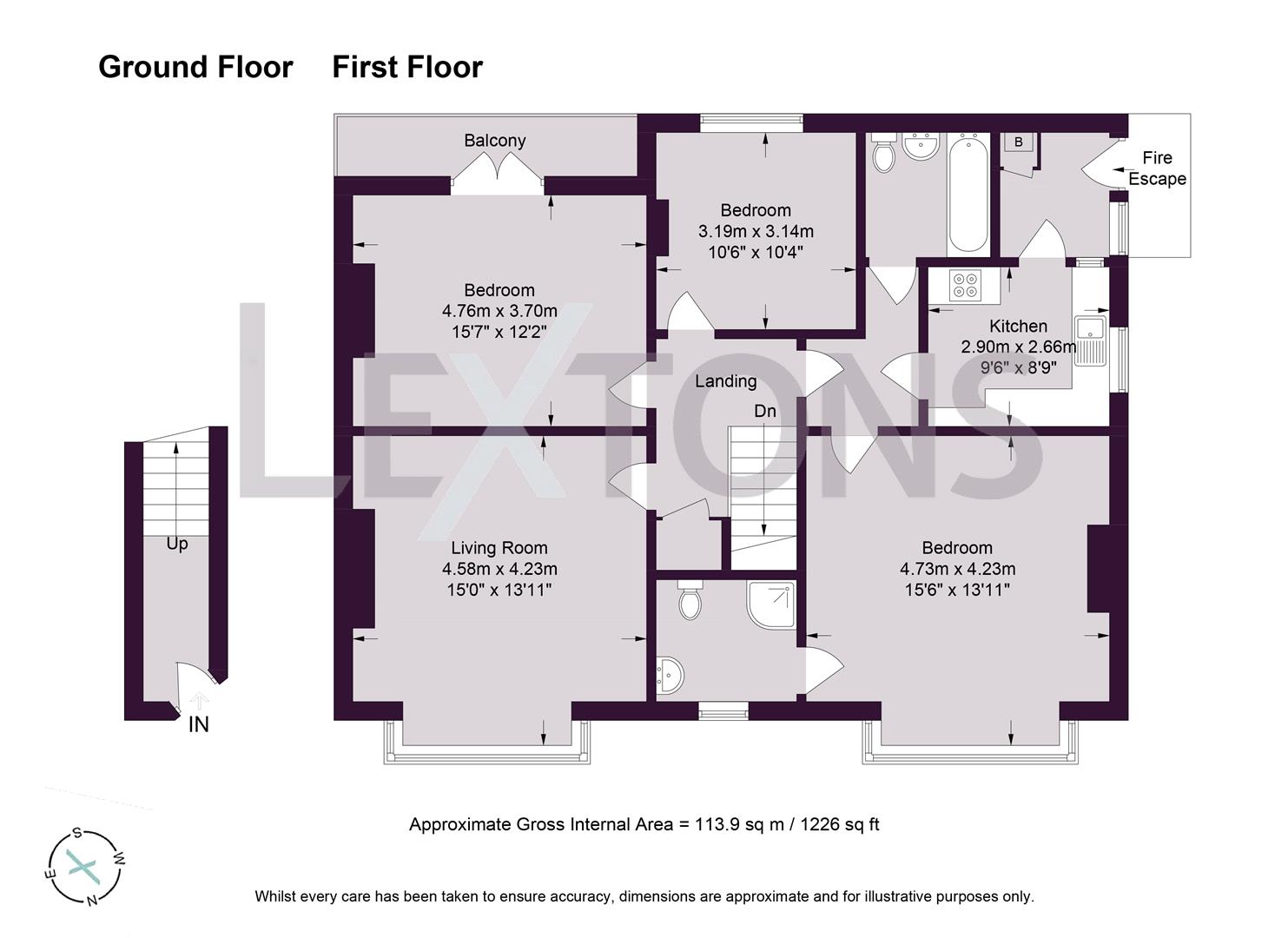 Floorplans For Davigdor Road, Hove