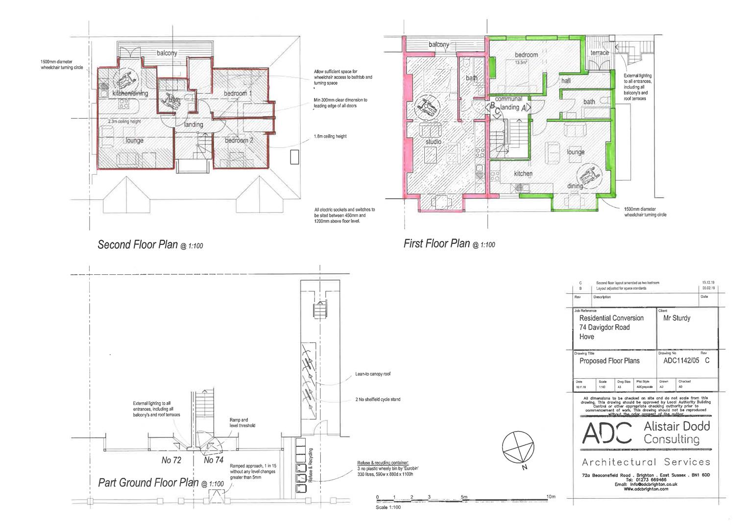 Floorplans For Davigdor Road, Hove