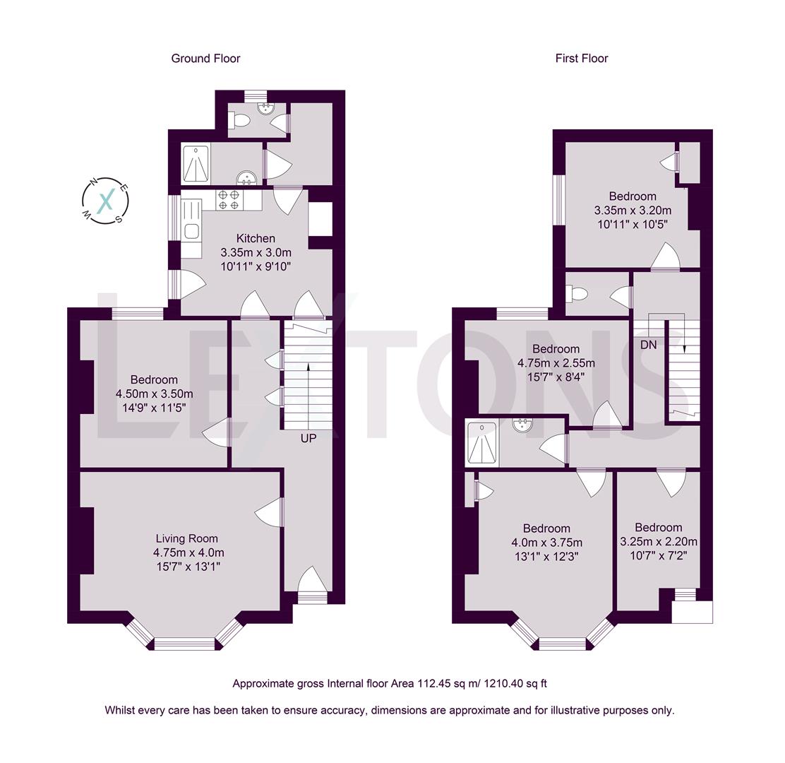 Floorplans For Park Crescent Terrace, Brighton BN2