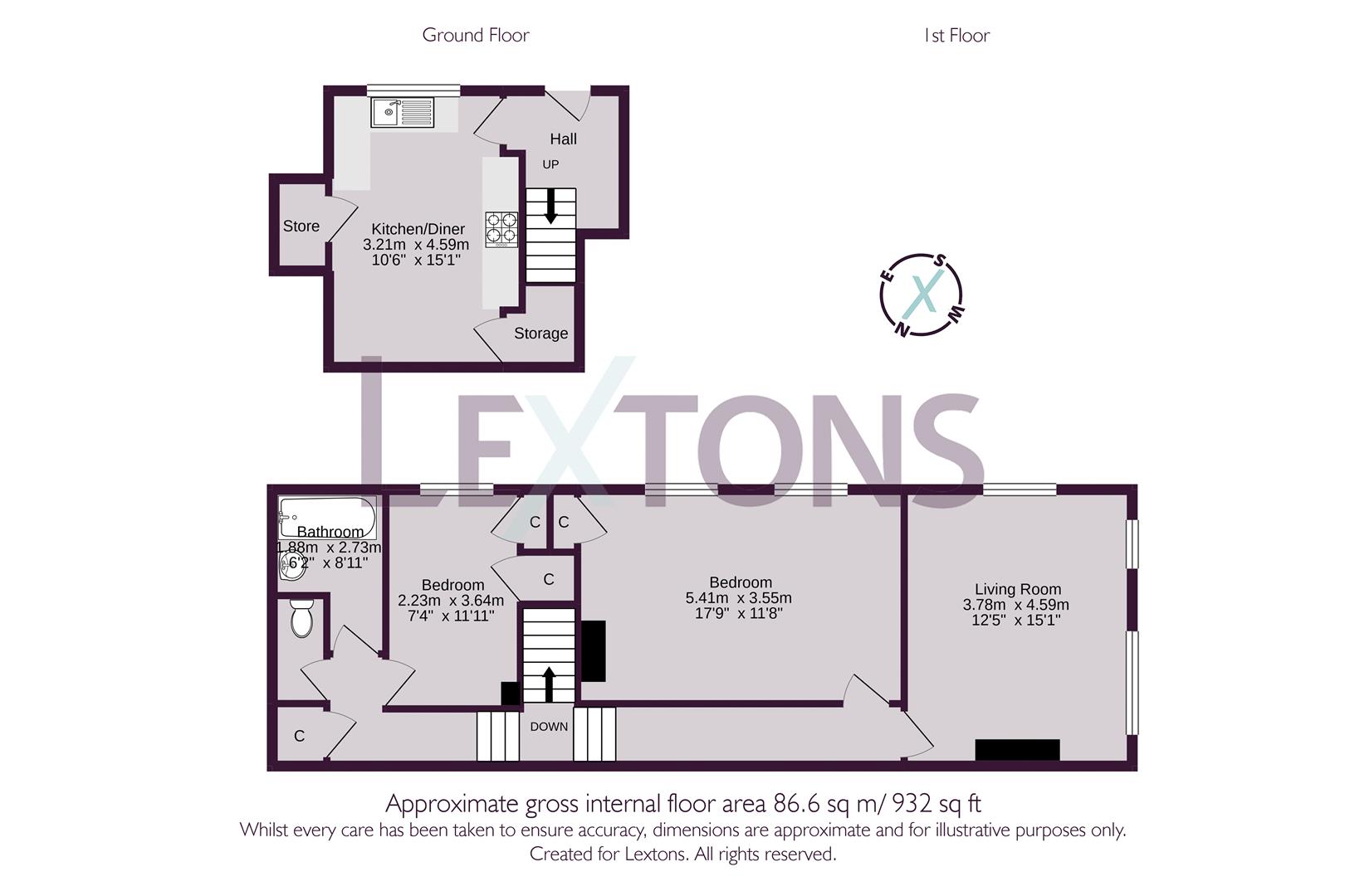 Floorplans For Franklynn Road, Haywards Heath