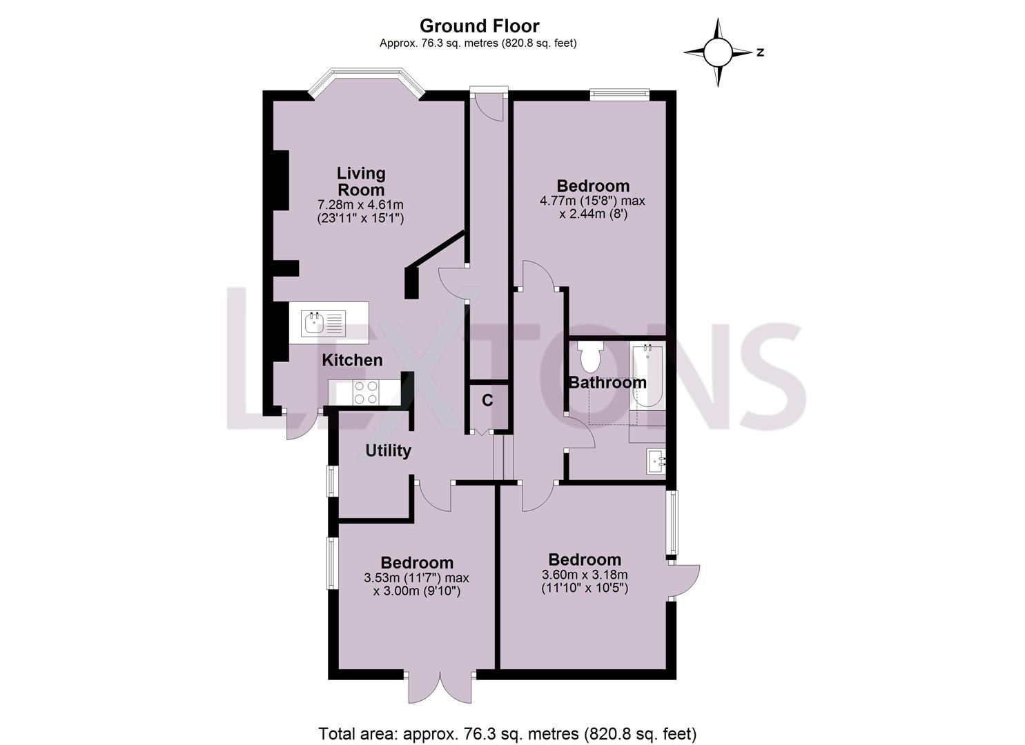 Floorplans For Linton Road, Hove