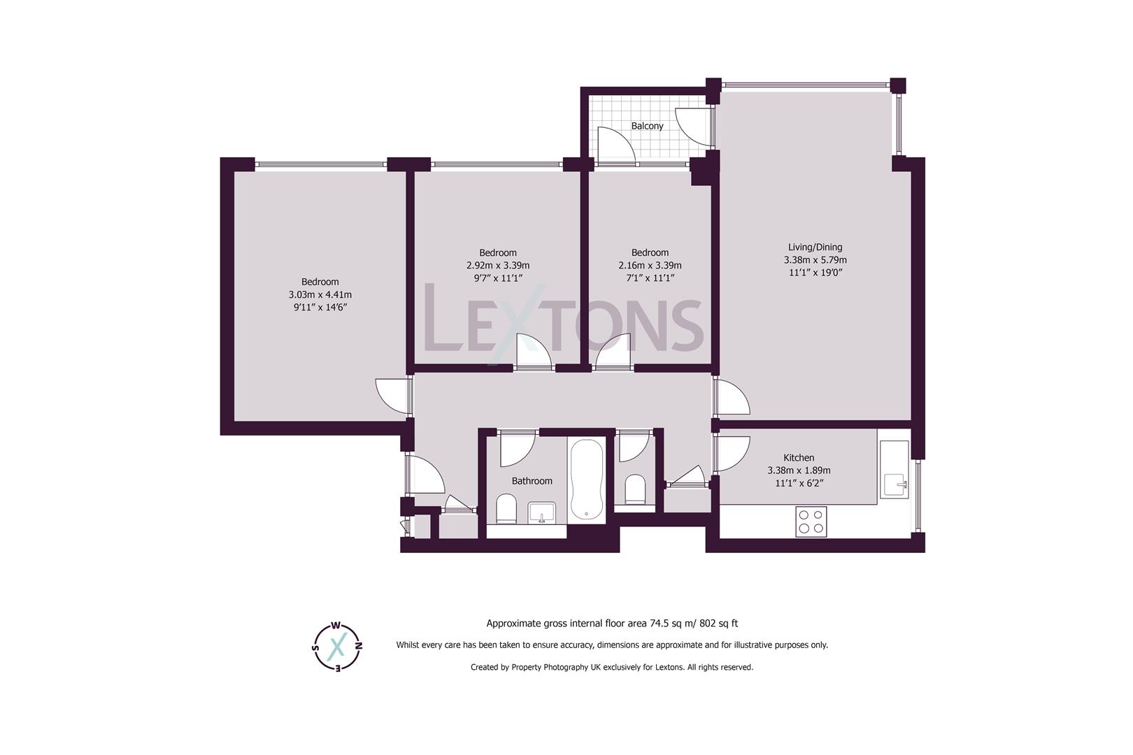 Floorplans For Eaton Gardens, Hove