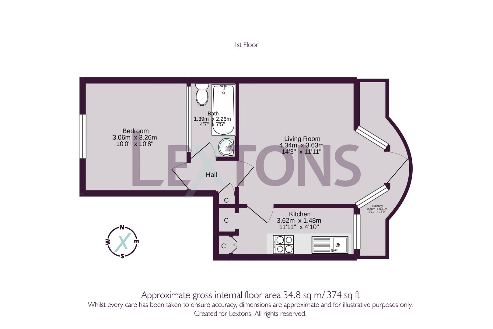 Floorplans For Cannon Place, Brighton BN1