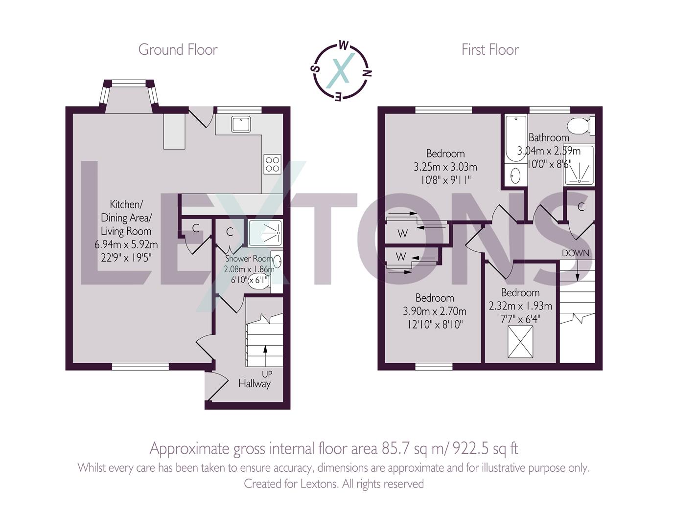 Floorplans For South Street, Brighton BN2