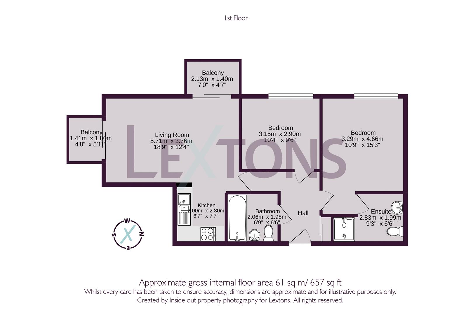 Floorplans For Portland Road, Hove