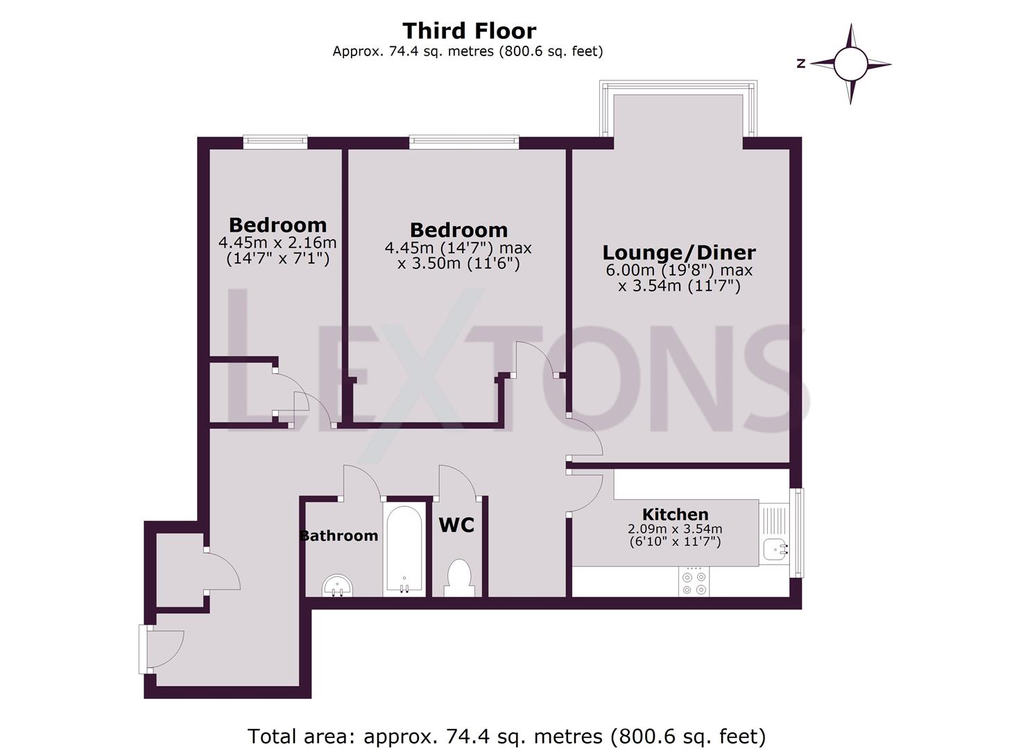 Floorplans For London Road, Brighton