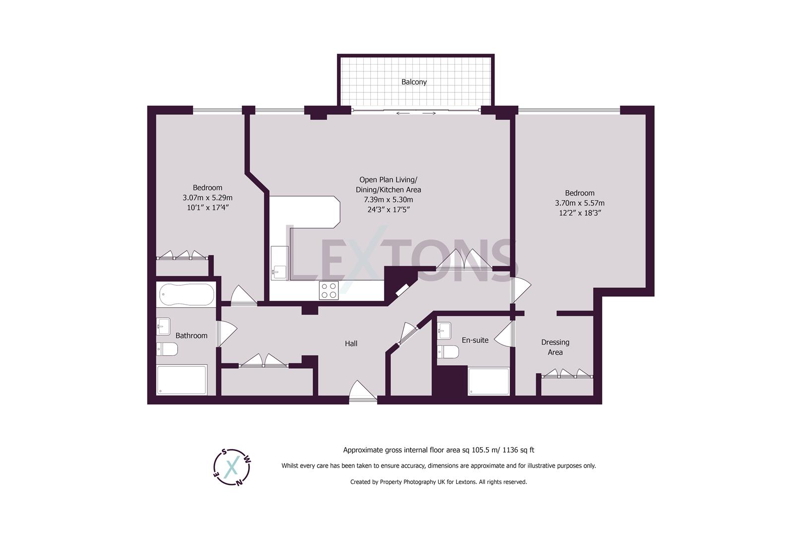 Floorplans For Temple Gardens, Brighton