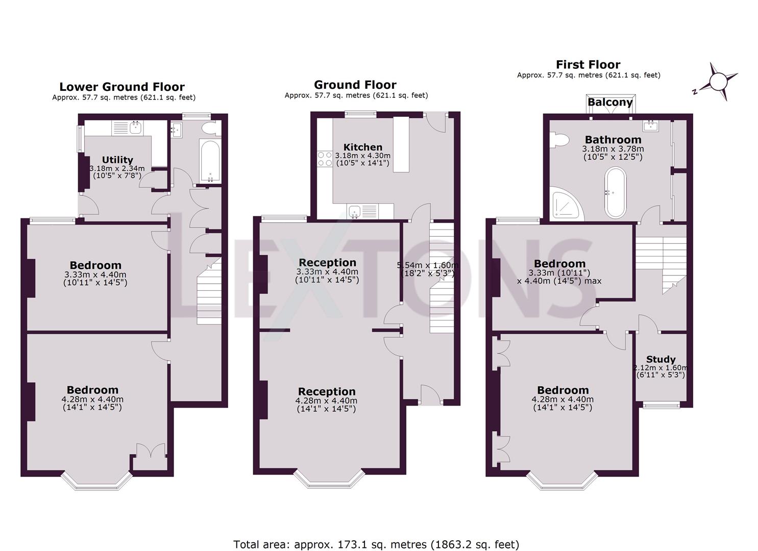 Floorplans For Hanover Crescent, Brighton