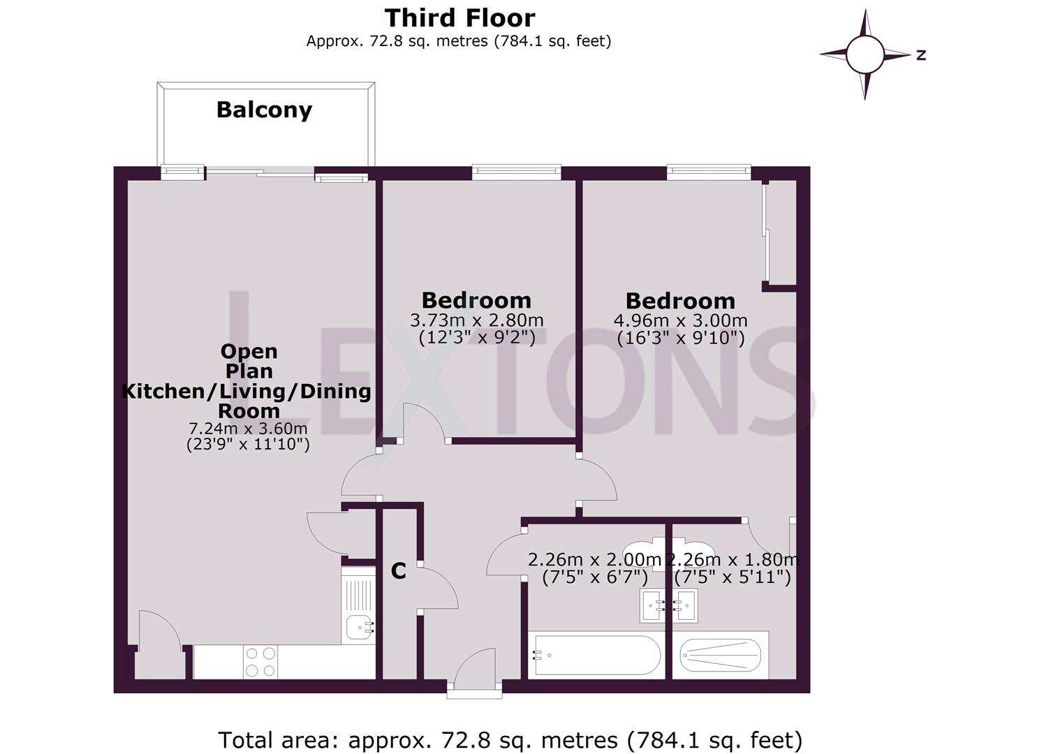 Floorplans For Fleet Street, Brighton