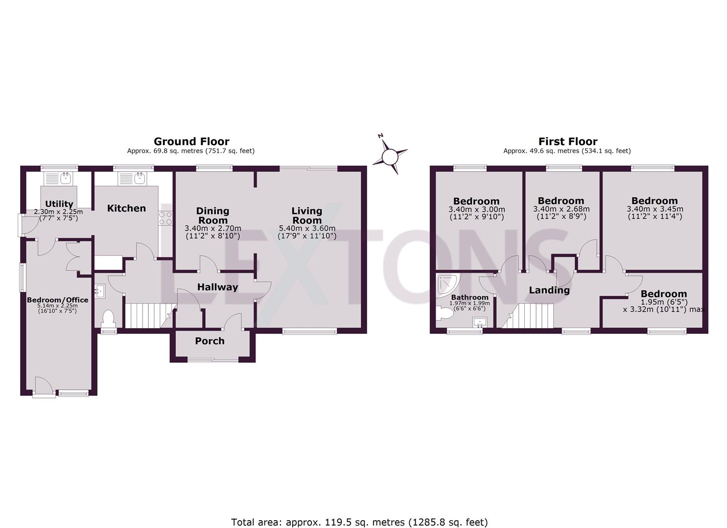 Floorplans For Hawthorn Close, Saltdean, Brighton