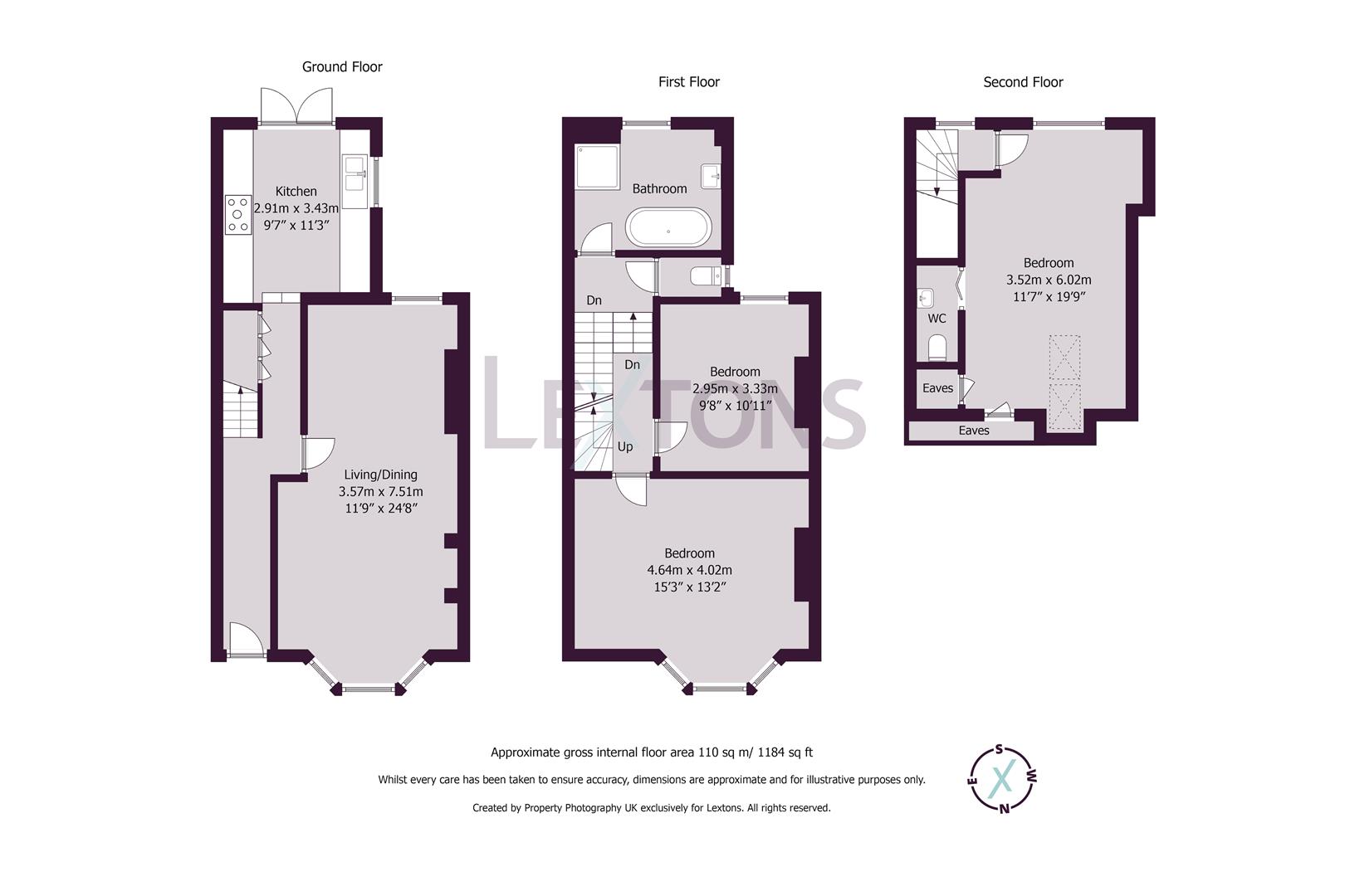 Floorplans For Shakespeare Street, Hove