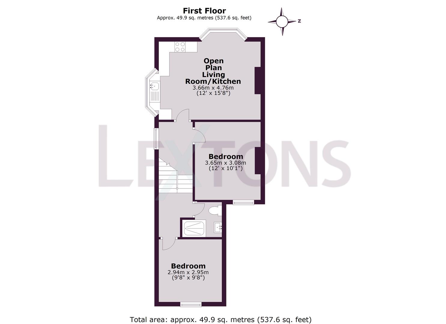 Floorplans For Rutland Road, Hove