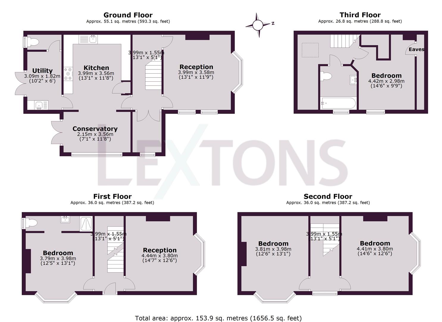 Floorplans For Roundhill Crescent, Brighton