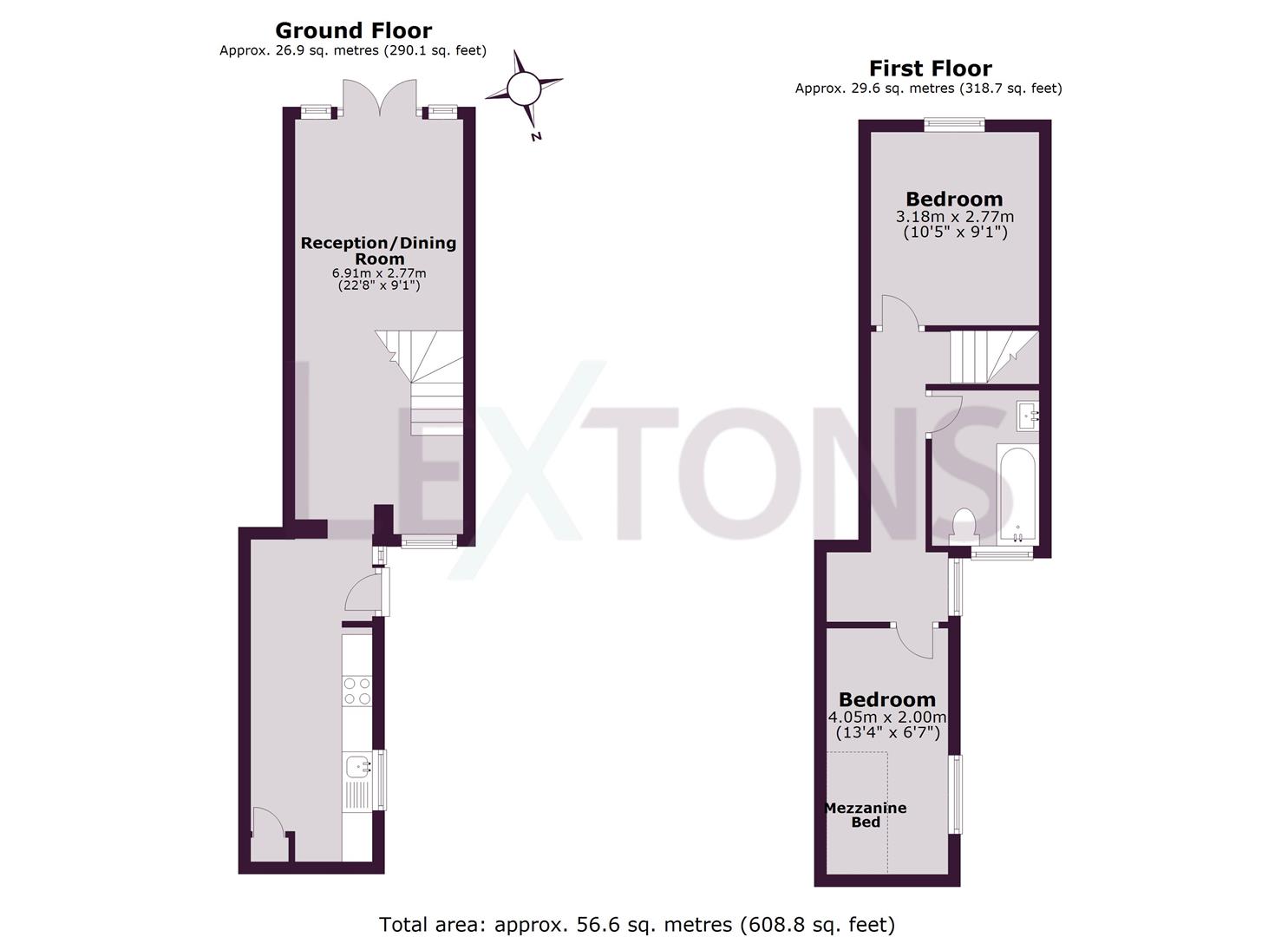 Floorplans For Lower Market Street, Hove