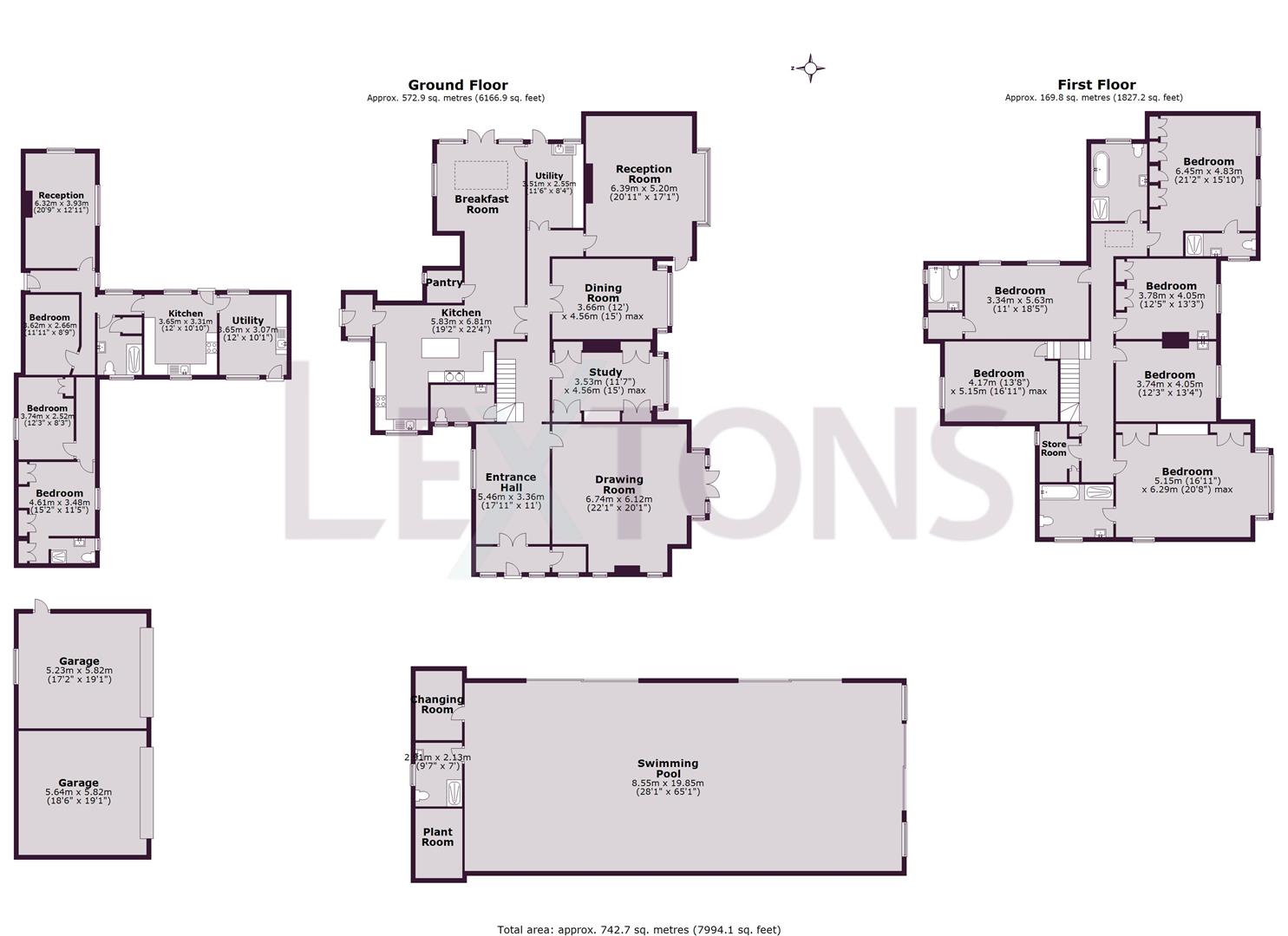 Floorplans For Littleworth Lane, Partridge Green, Horsham