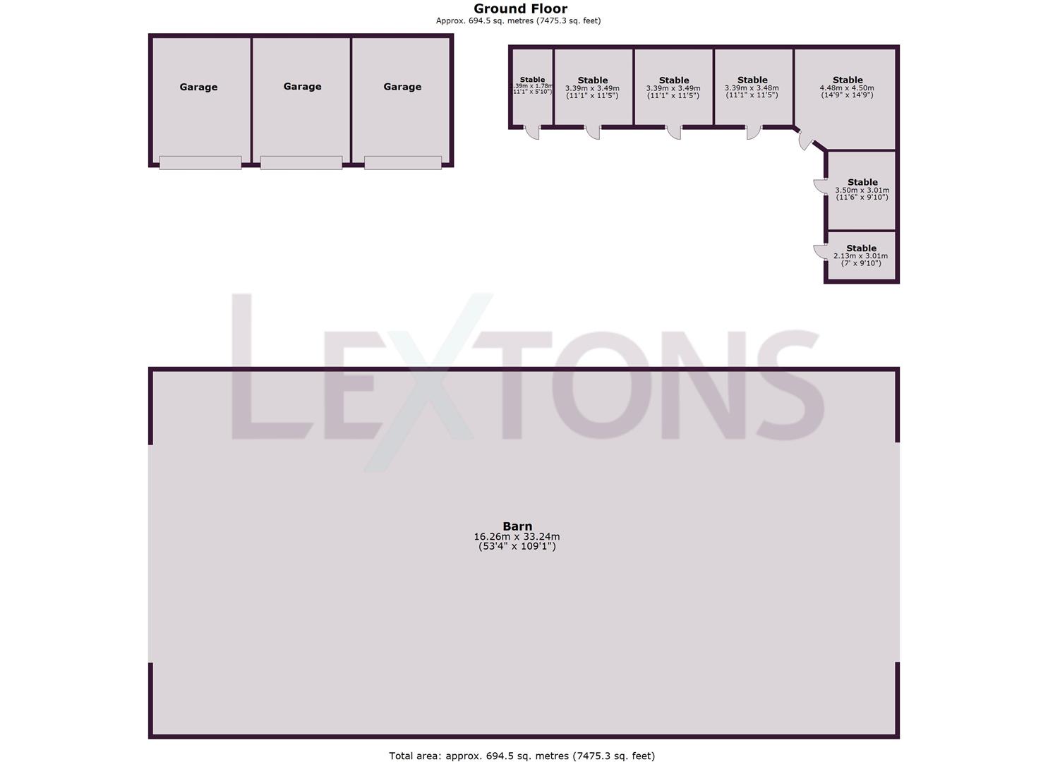 Floorplans For Littleworth Lane, Partridge Green, Horsham