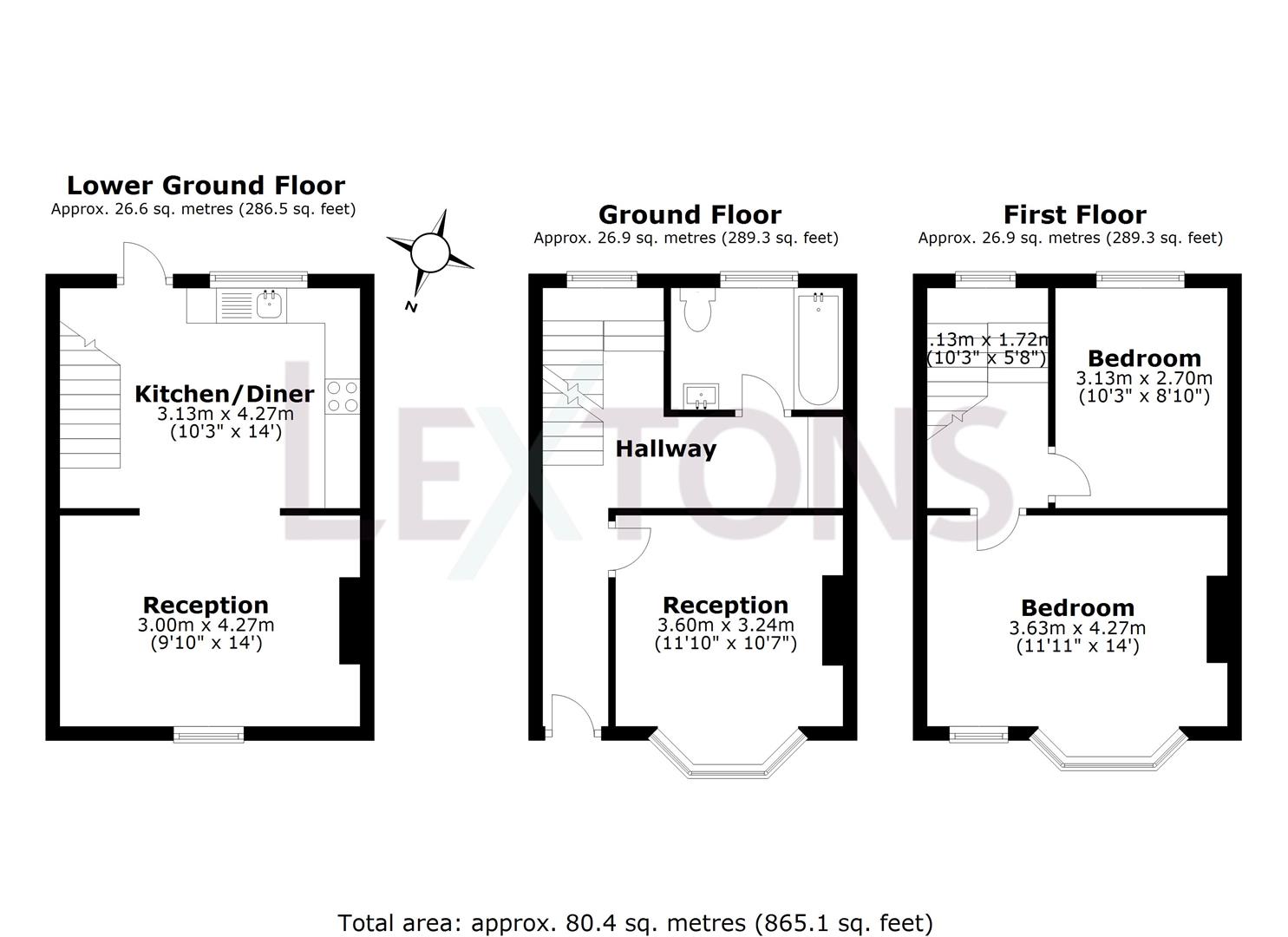 Floorplans For Park Crescent Road, Brighton