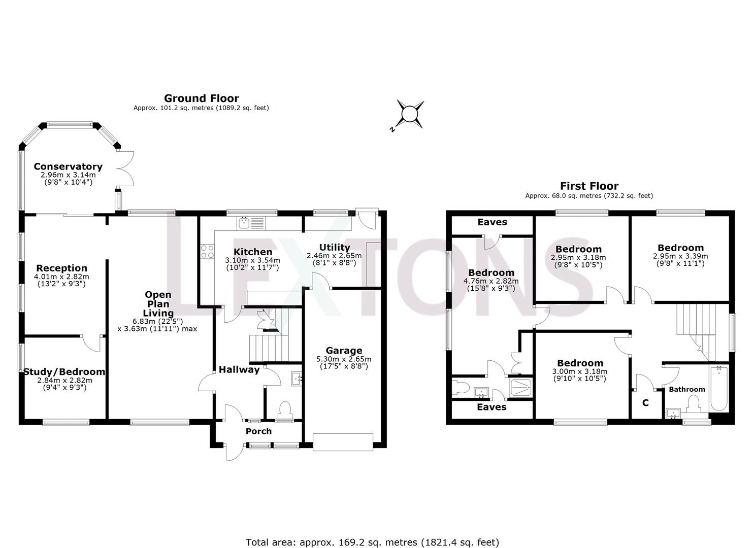 Floorplans For Hawthorn Close, Saltdean, Brighton