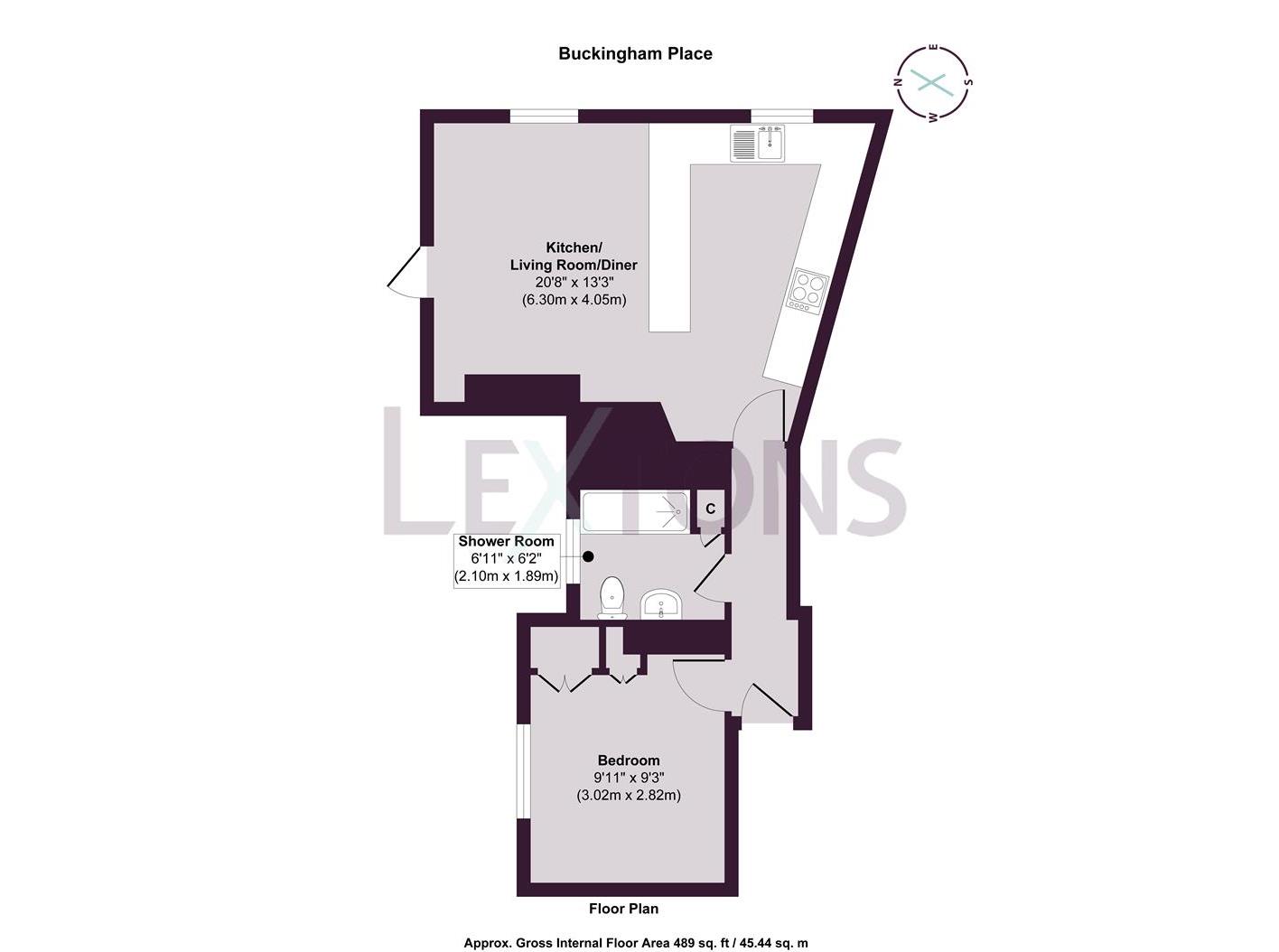 Floorplans For Buckingham Place, Brighton