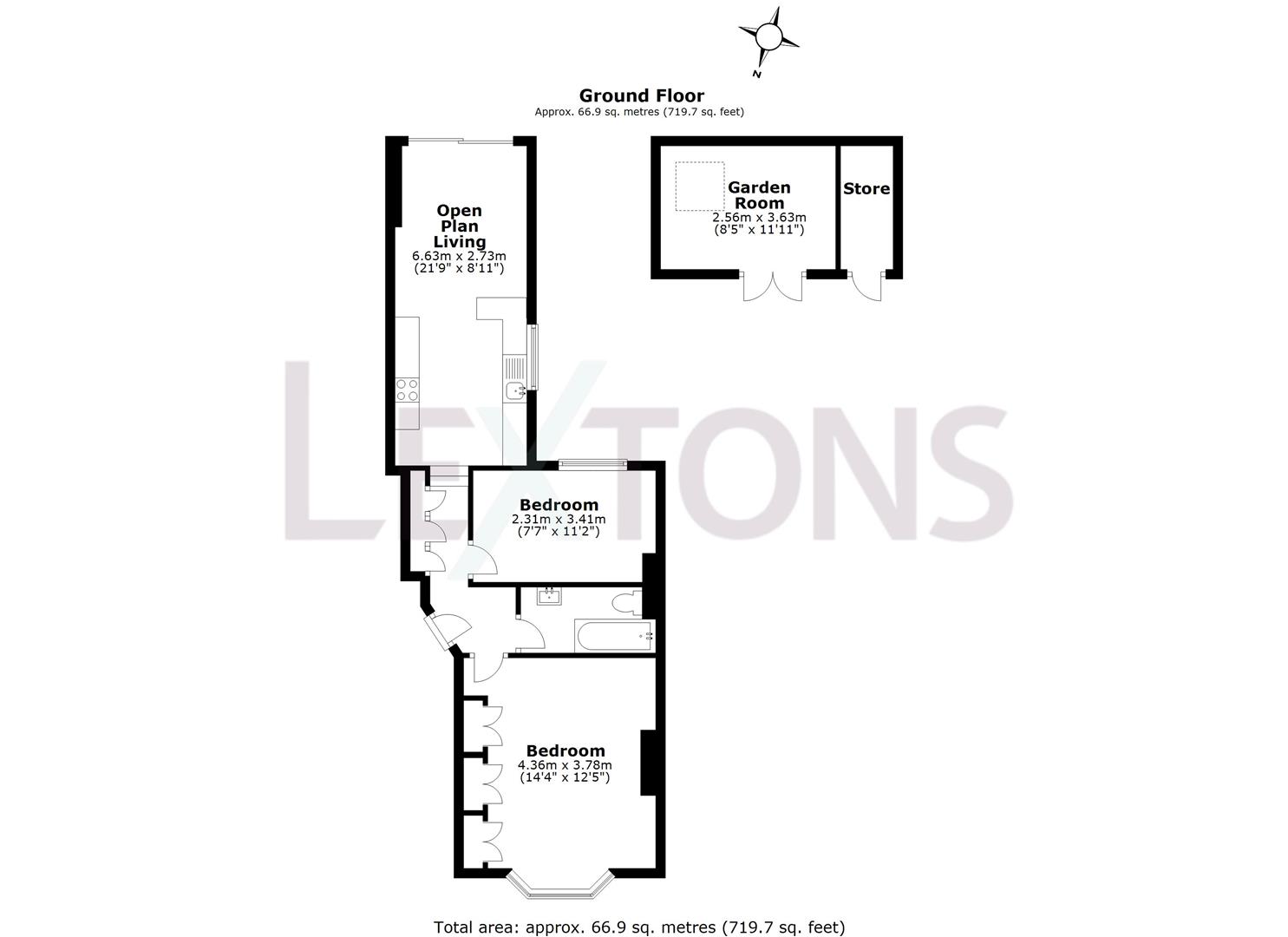 Floorplans For Ditchling Rise, Brighton