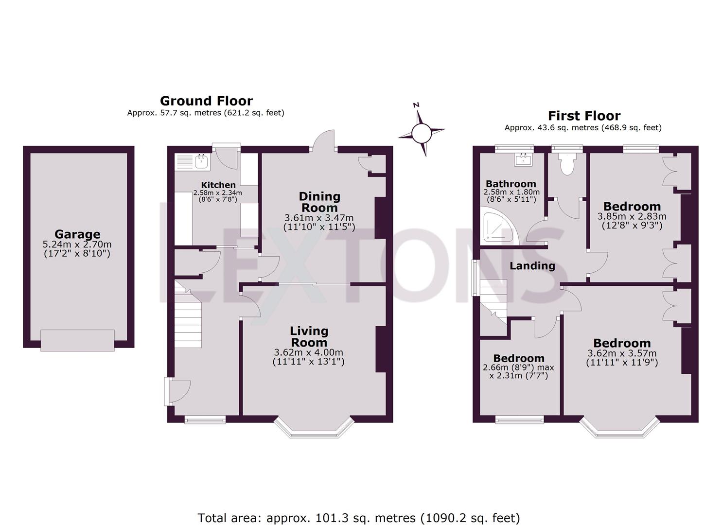 Floorplans For Warmdene Avenue, Brighton