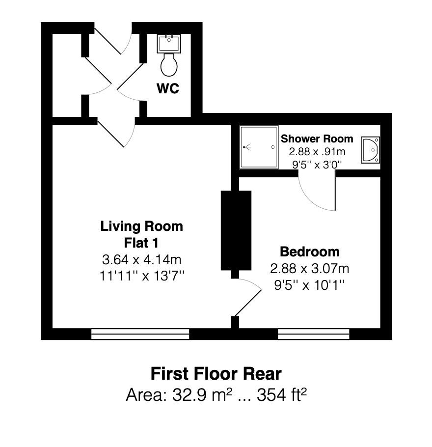 Floorplans For Seaside, Eastbourne