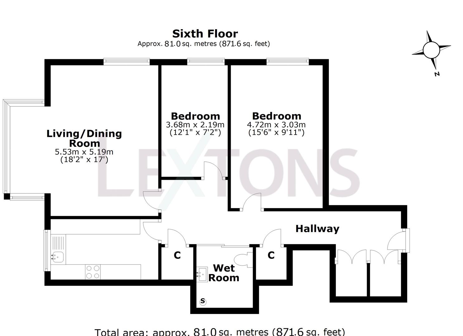 Floorplans For Belle Vue Gardens, Brighton