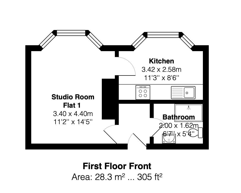 Floorplans For Seaside, Eastbourne