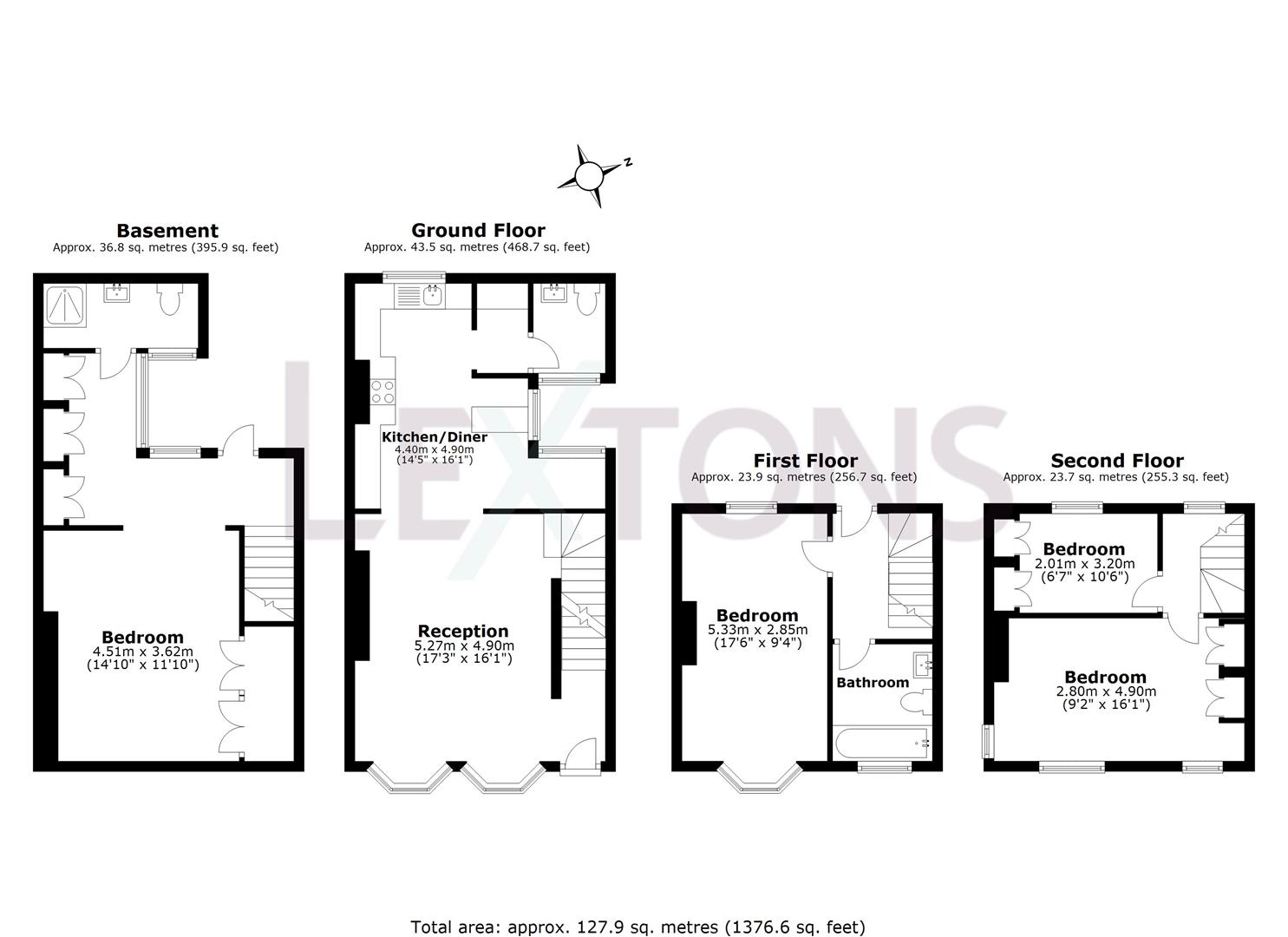 Floorplans For Norfolk Street, Brighton