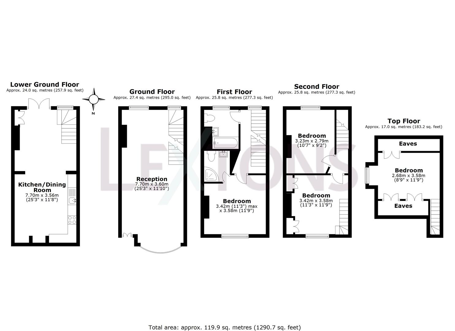 Floorplans For Upper St. James's Street, Brighton