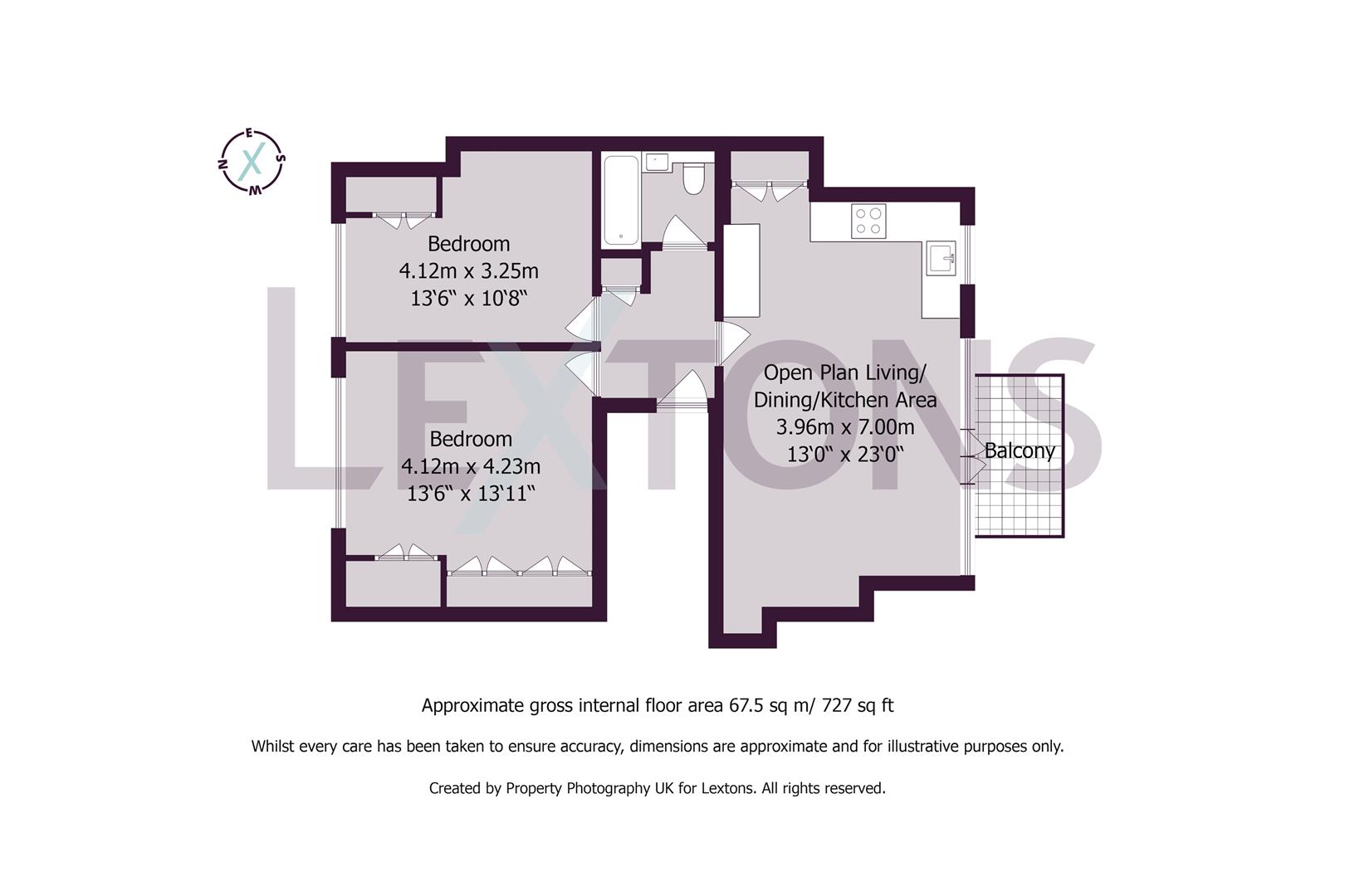 Floorplans For Kings Gardens, Hove