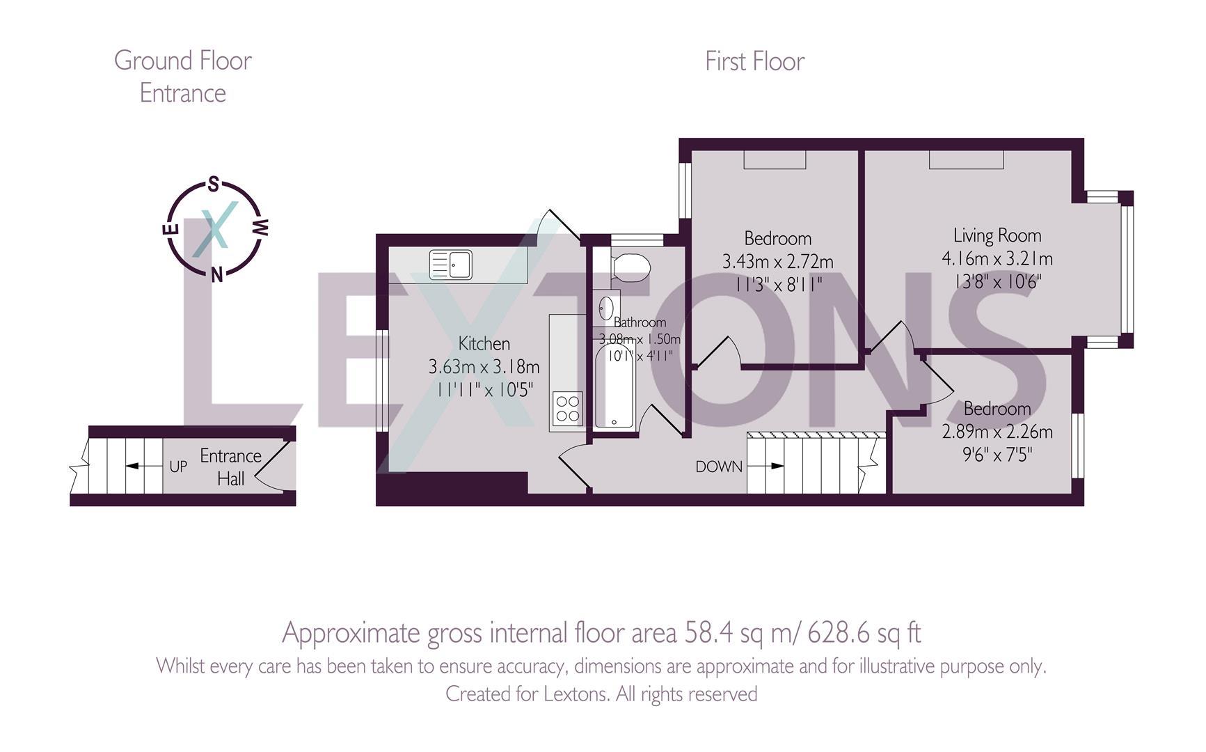 Floorplans For St. Leonards Avenue, Hove