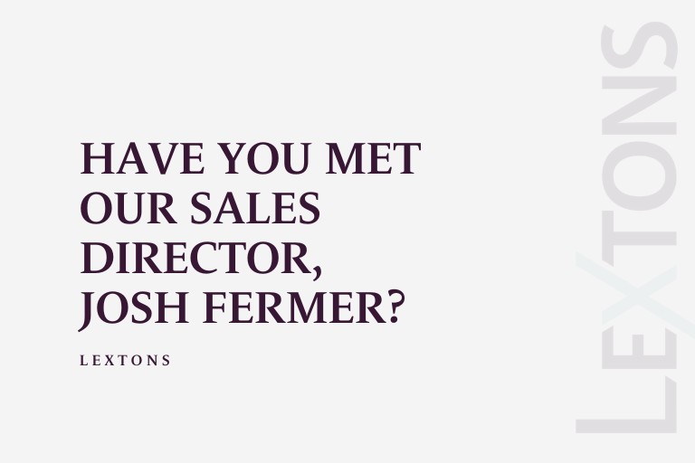 Have you met our Sales Director, Josh Fermer?