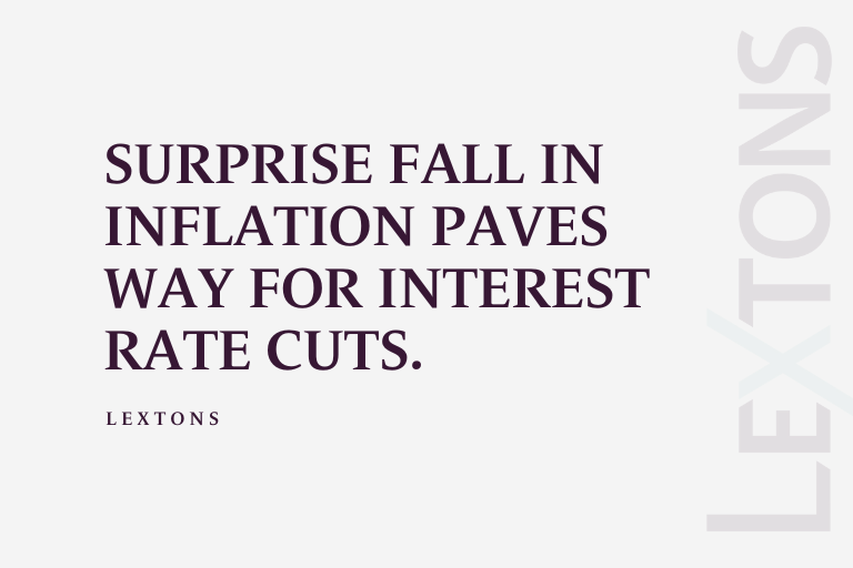 Surprise fall in inflation paves way for interest rate cuts